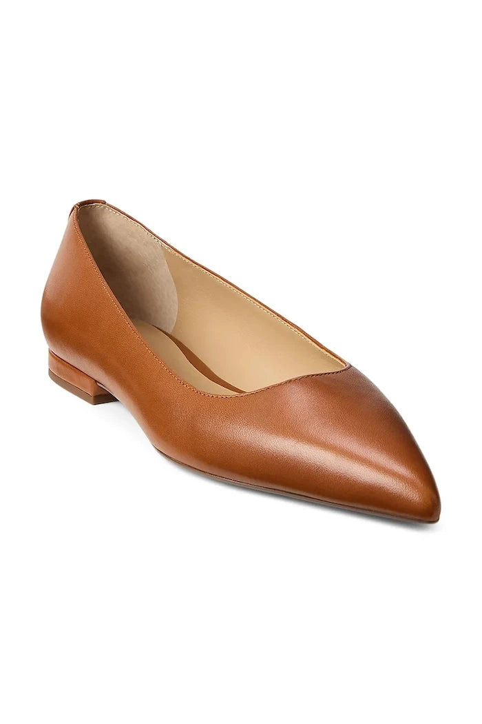 Кожени балеринки Lauren Ralph Lauren Londyn