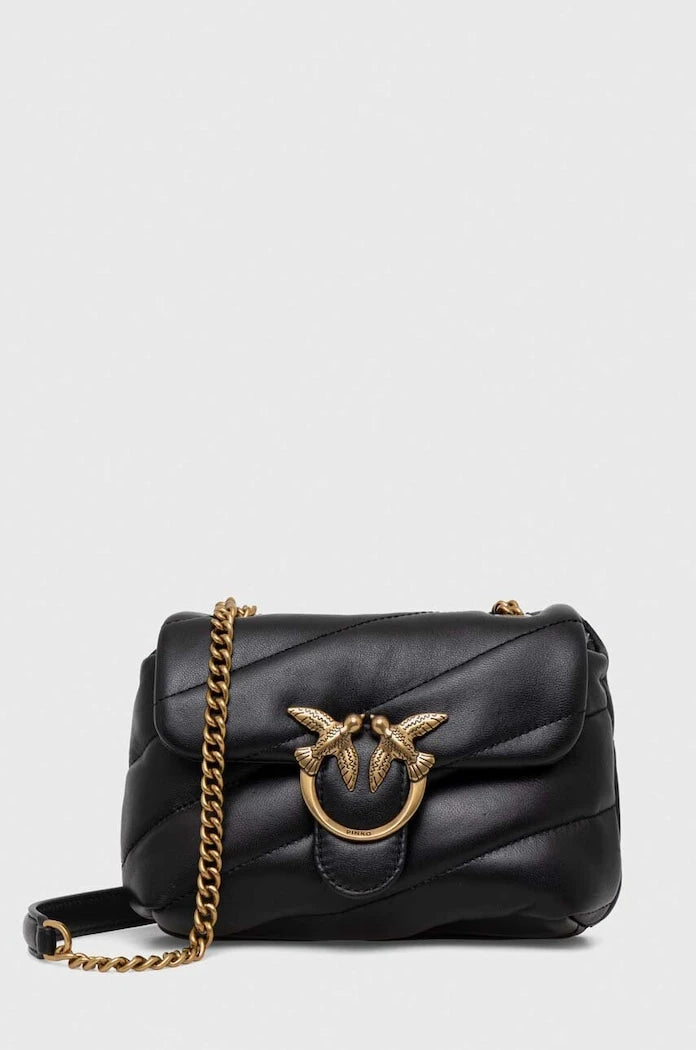 Pinko kadın deri crossbody çanta