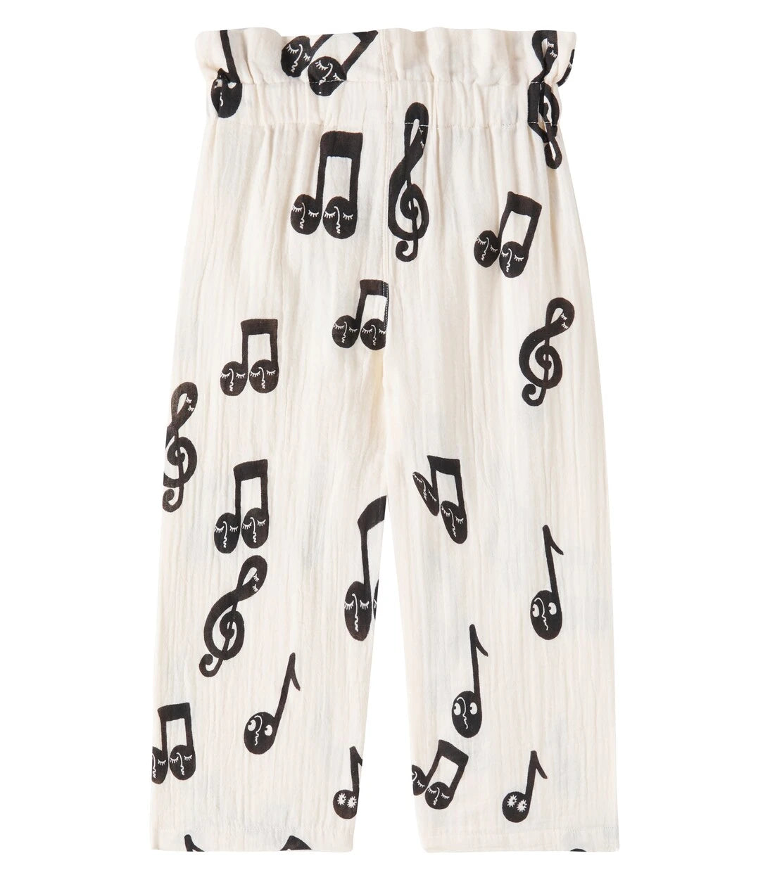 Mini Rodini - Notes cotton muslin straight pants
