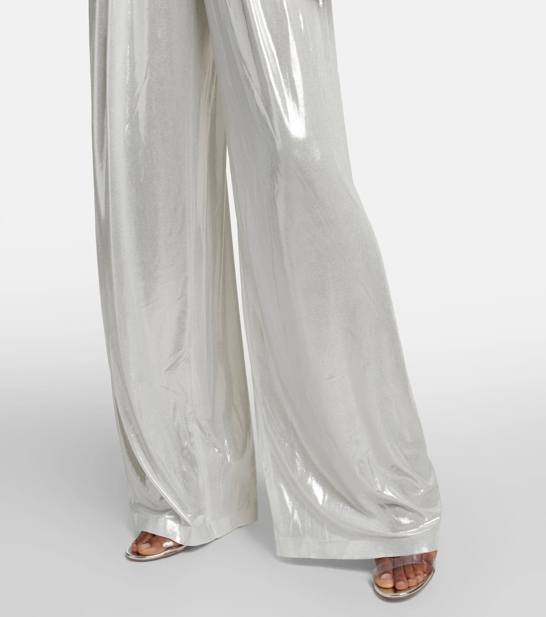 Norma Kamali - Rectangle metallic jumpsuit