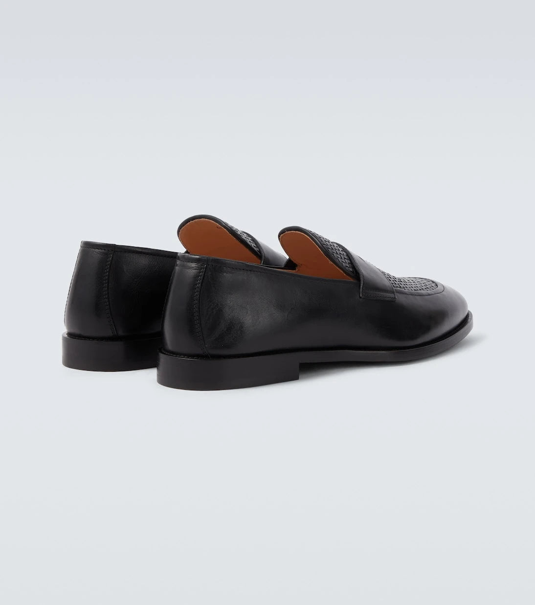 Brunello Cucinelli - Woven leather penny loafers