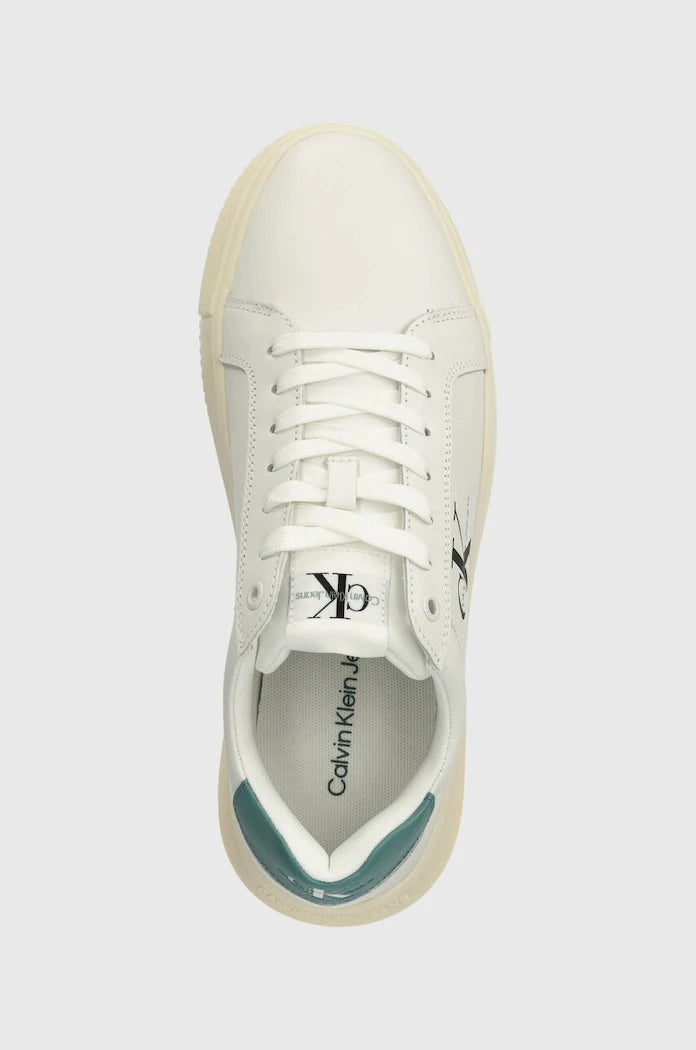 Кожени маратонки Calvin Klein Jeans YM0YM00681 CHUNKY CUPSOLE MONOLOGO
