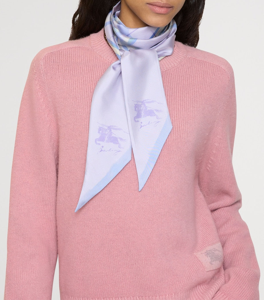 Burberry Silk Watercolour Check Twilly