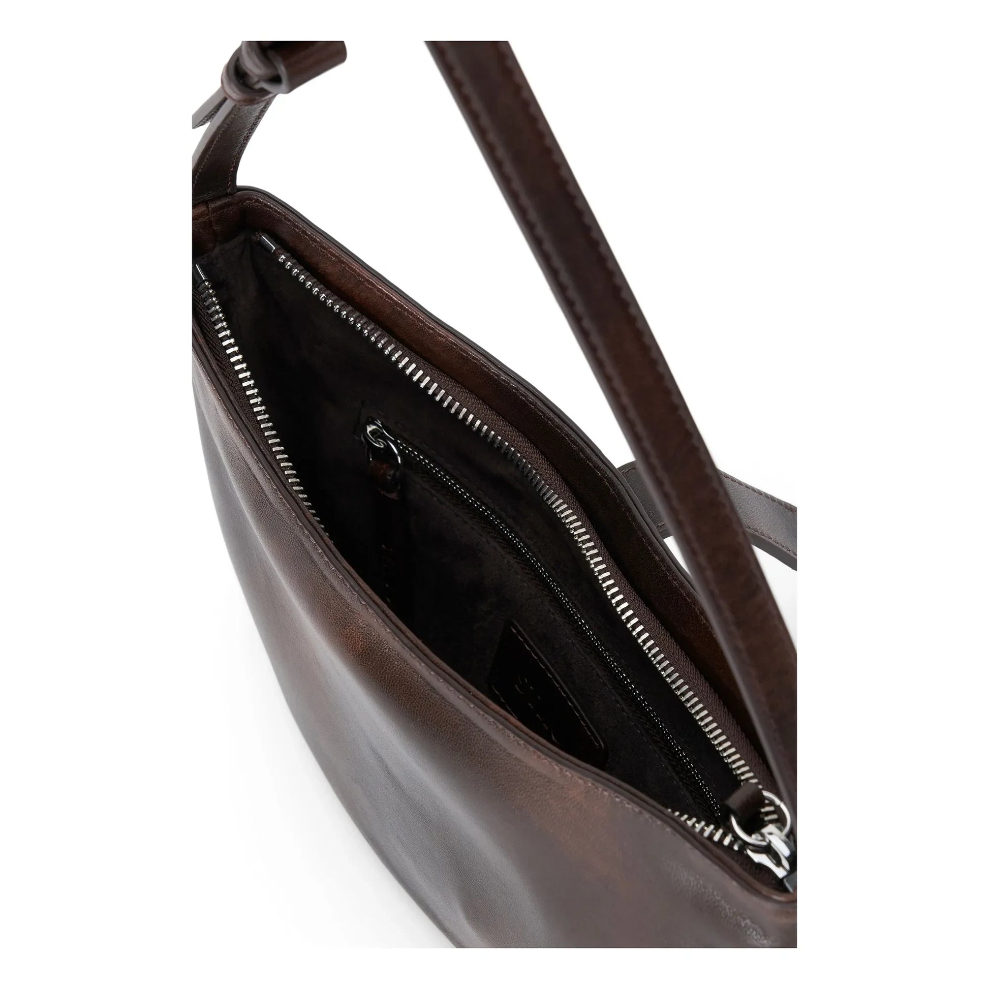 Staud - Harlow Crescent Leather bag | Coffee