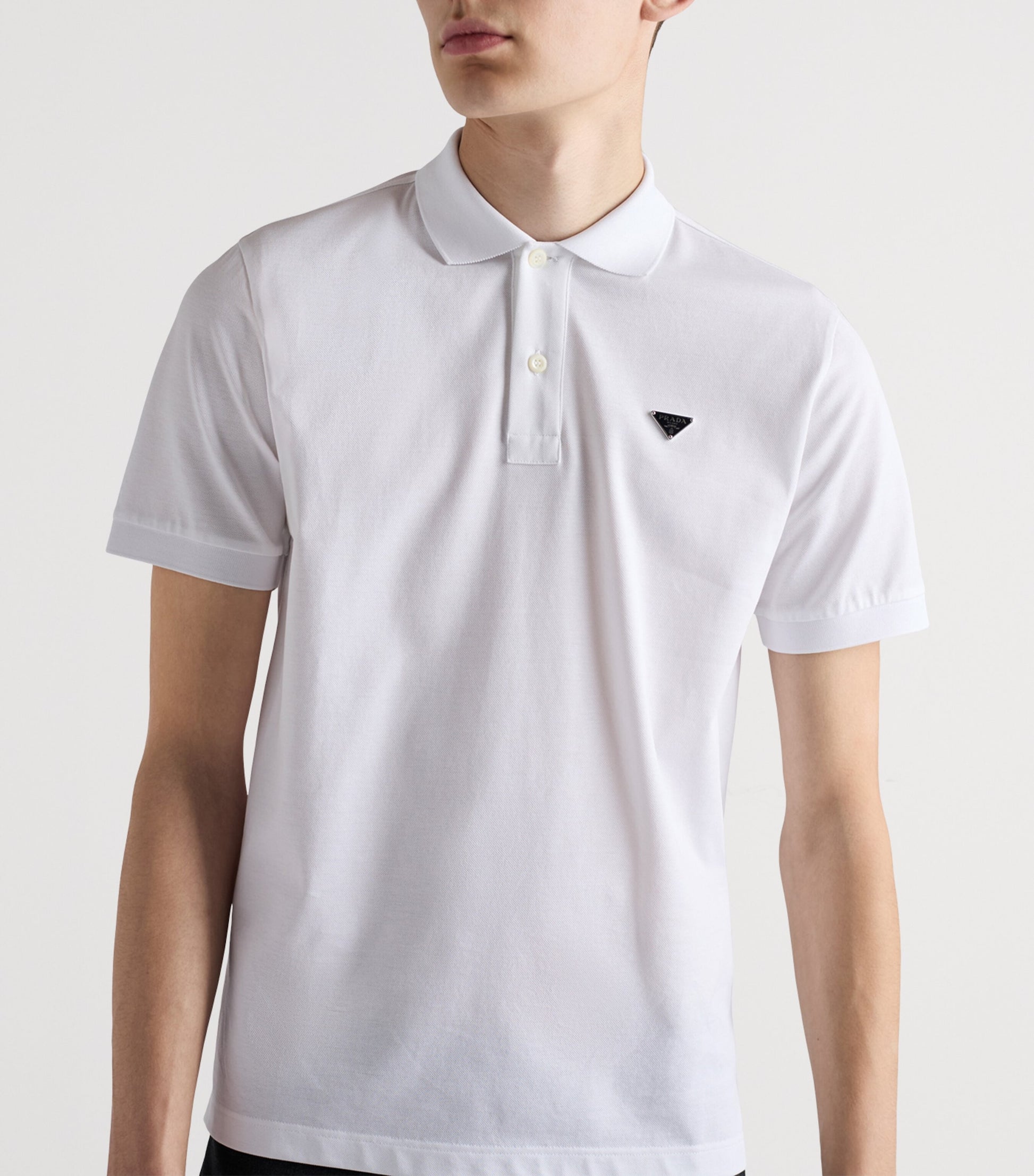 Prada Cotton Piqué Polo Shirt