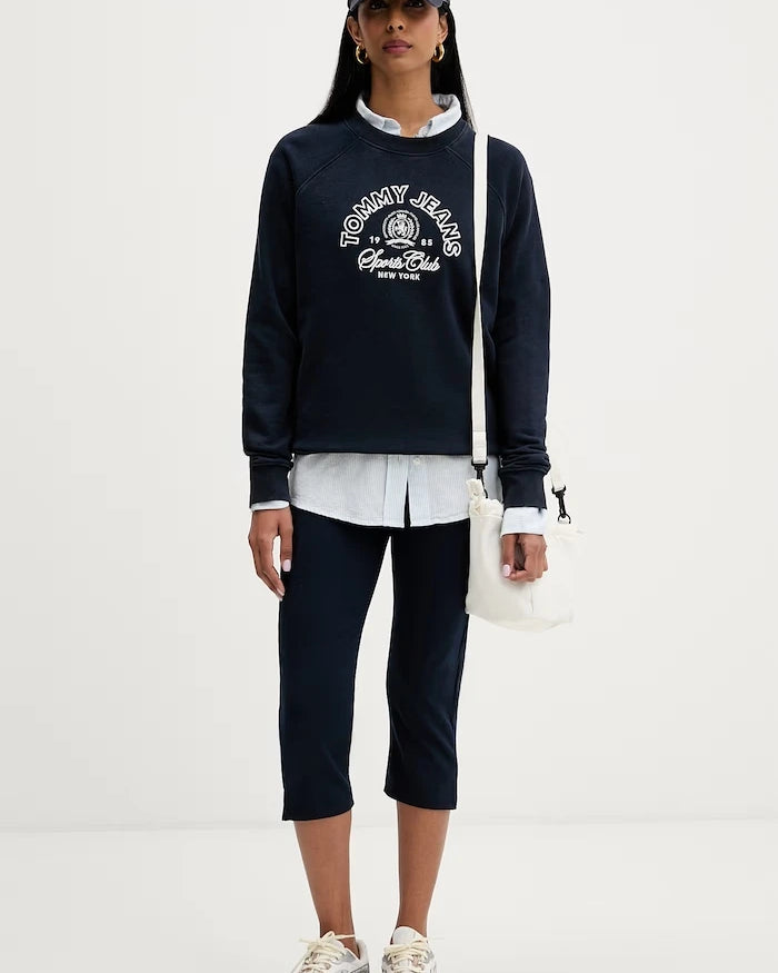 Tommy Jeans pamuklu kadın sweatshirt