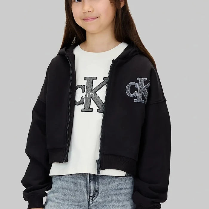 Детски памучен суичър Calvin Klein Jeans