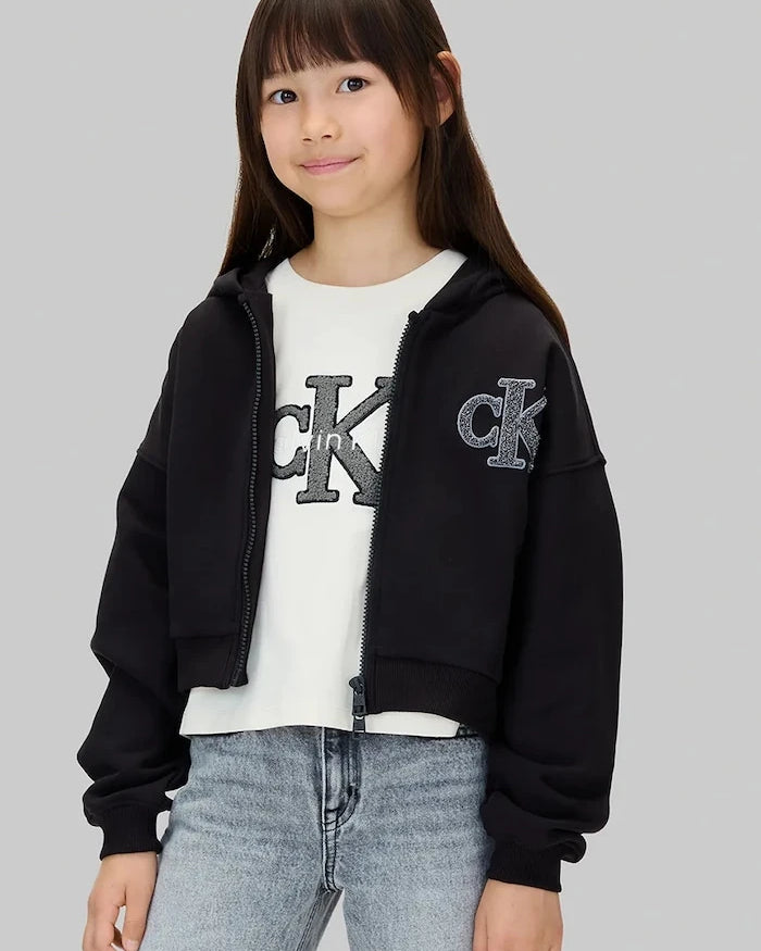 Детски памучен суичър Calvin Klein Jeans