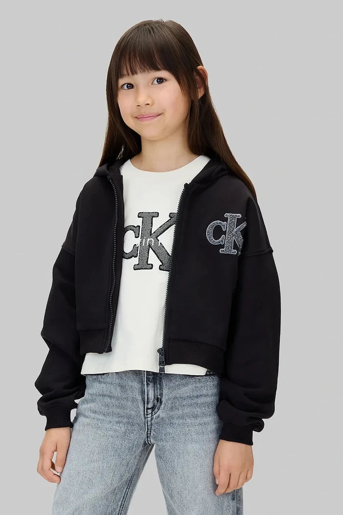 Детски памучен суичър Calvin Klein Jeans