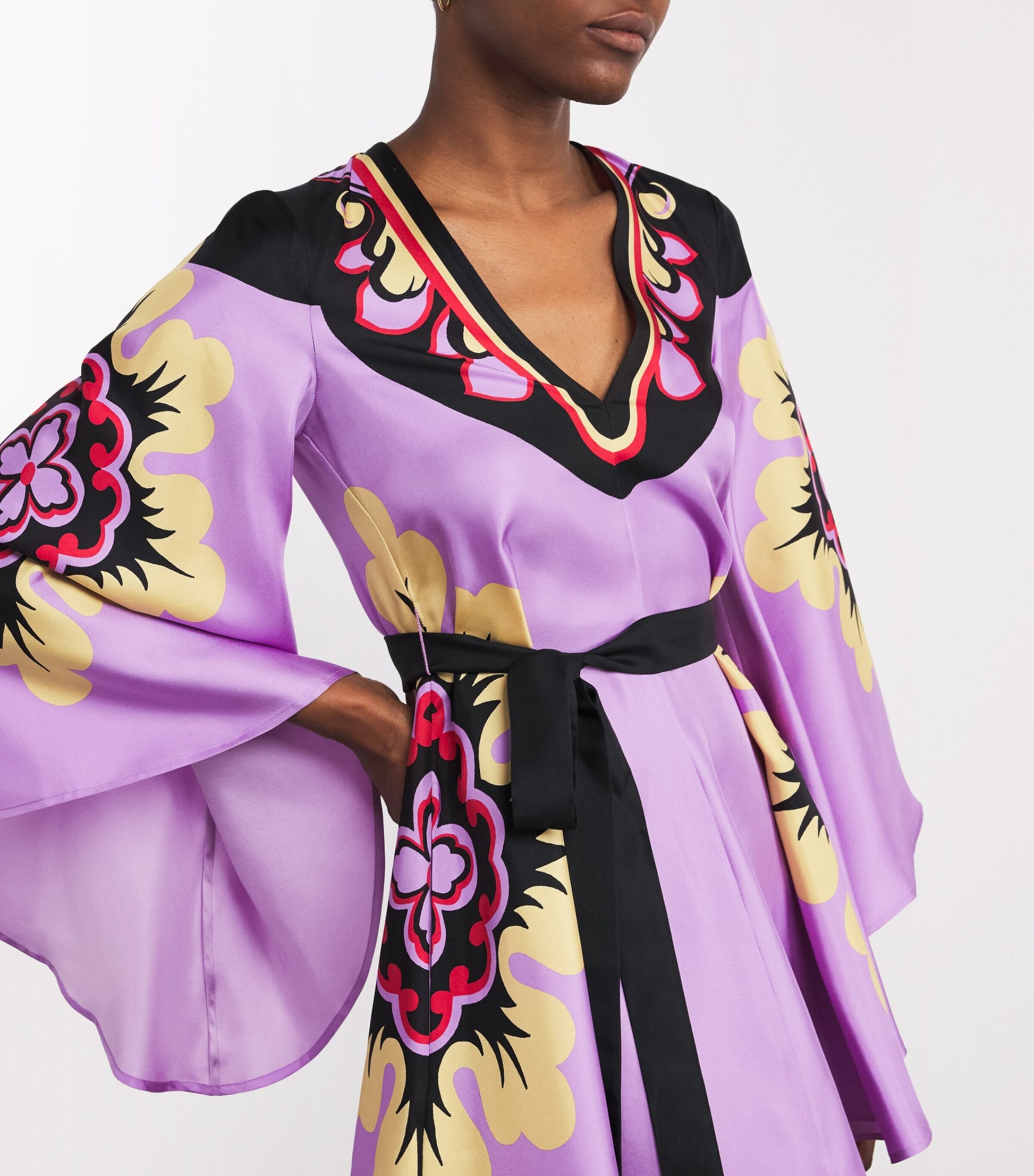 La Doublej Multi Silk Magnifico Mini Dress