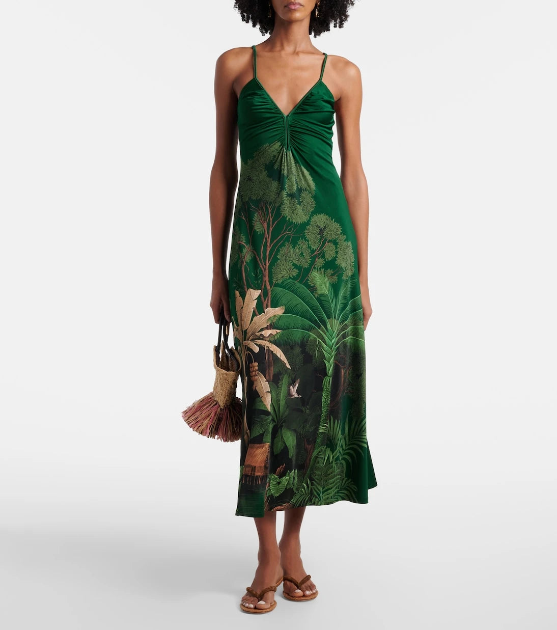Johanna Ortiz - Printed jersey midi dress