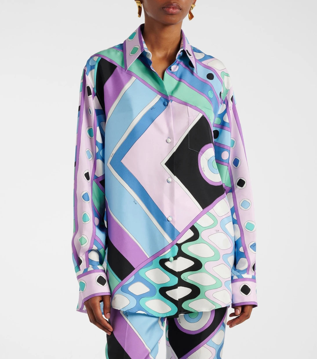 Pucci - Vivara silk twill shirt