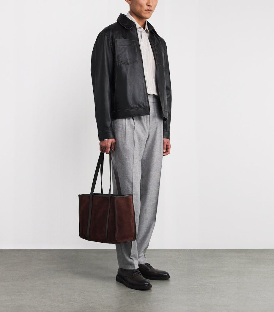 Isaia Cotton Stripe Dress Shirt