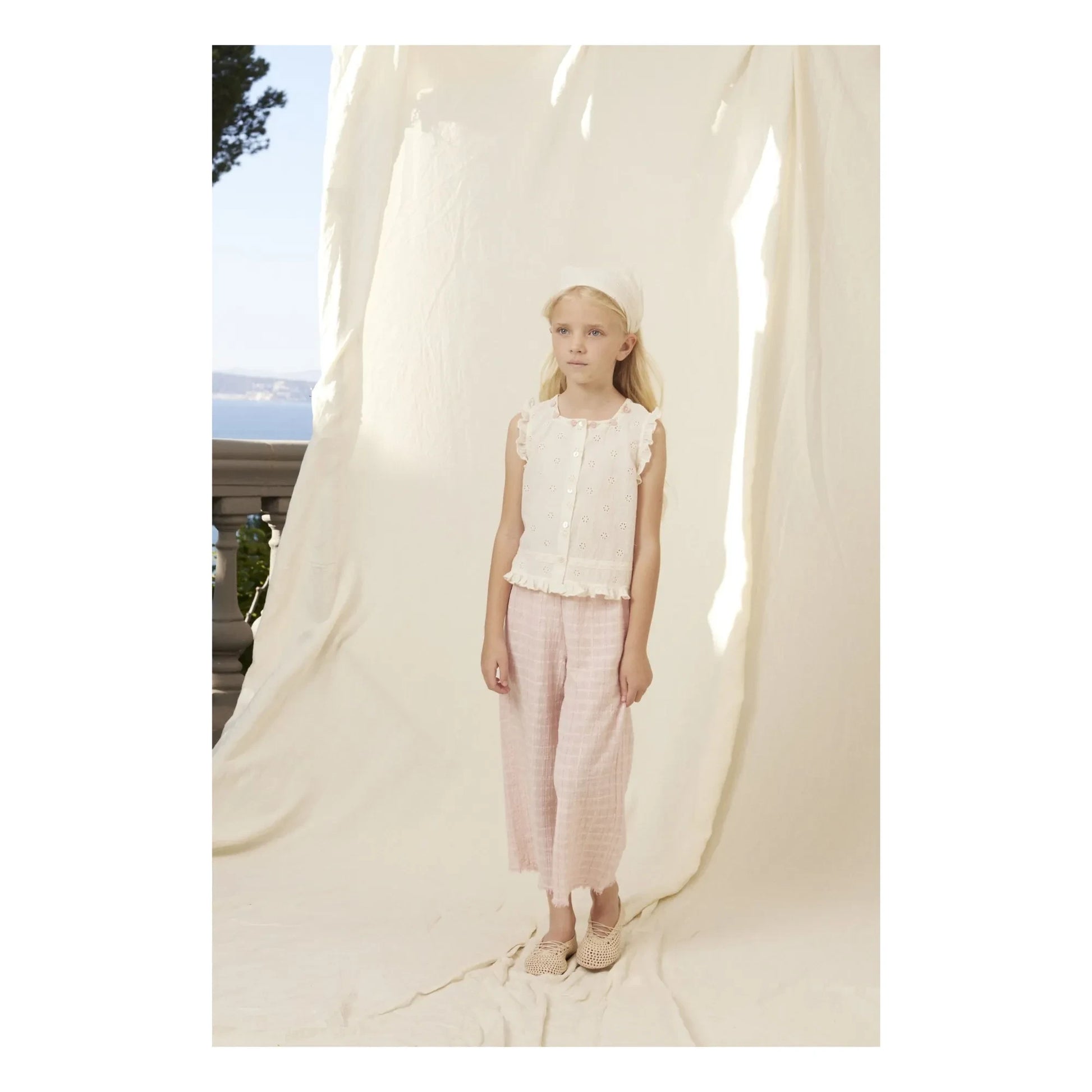 Bebe Organic - Emma Carreaux Pants | Pale Pink