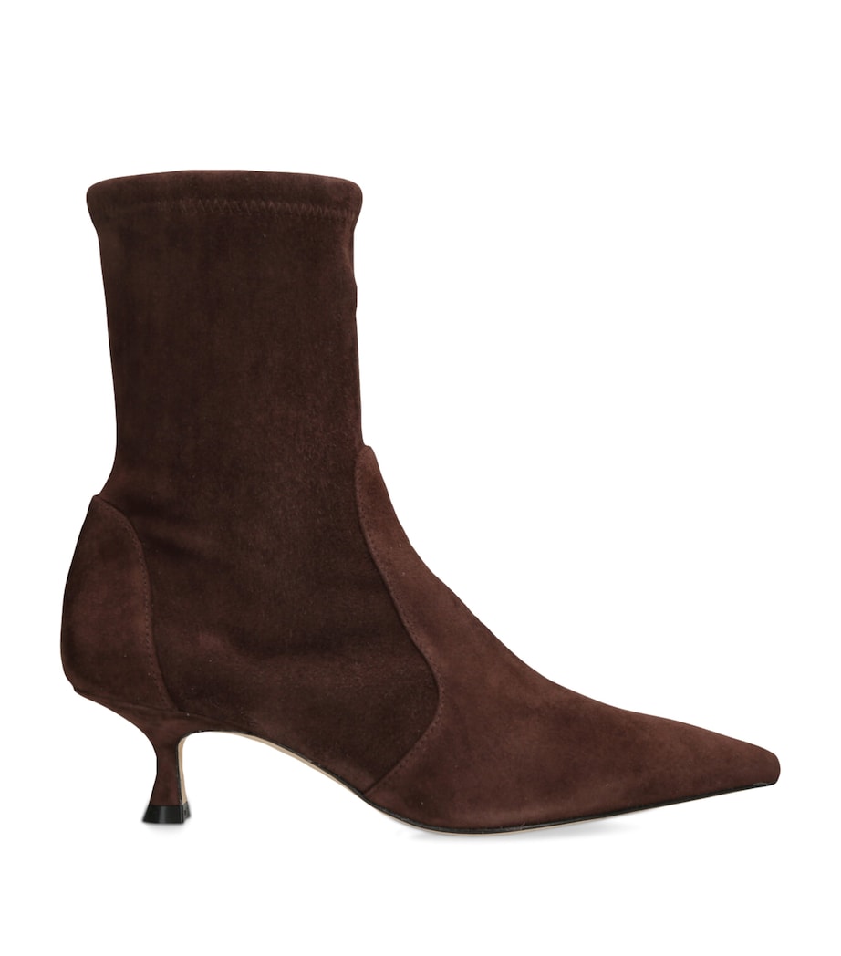 Brown Suede Naomi Ankle Boots 50