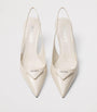 Prada Patent Leather Slingback Pumps 55