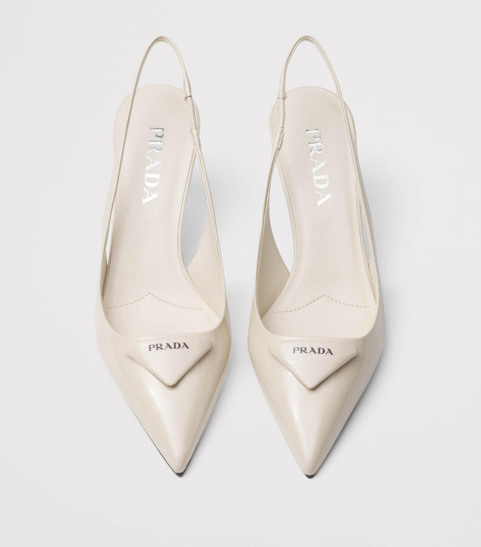 Prada Patent Leather Slingback Pumps 55