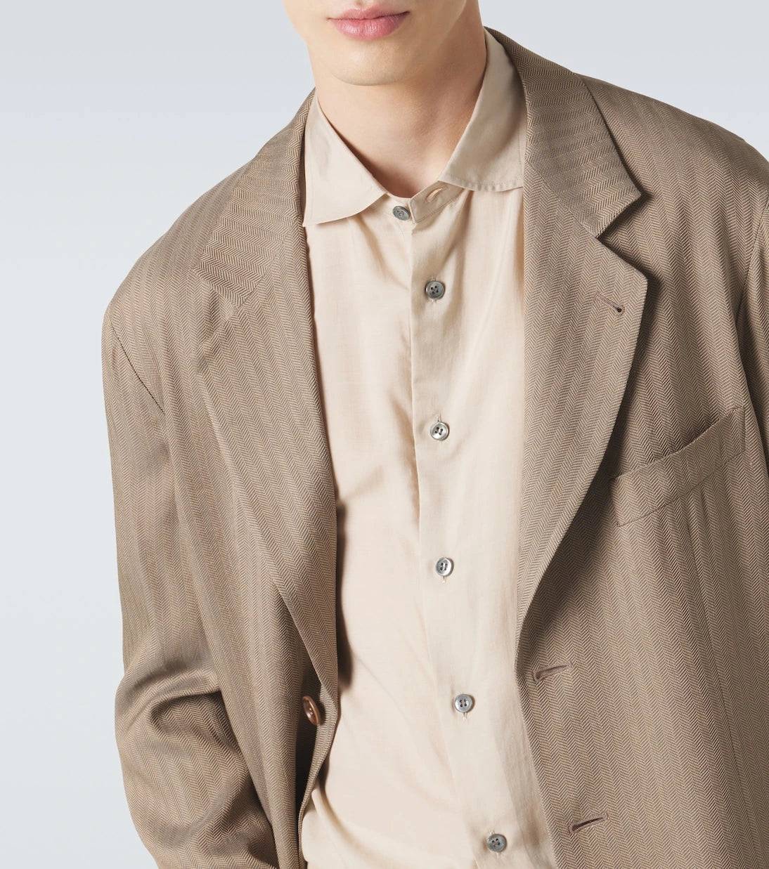Giorgio Armani - Archivio herringbone blazer