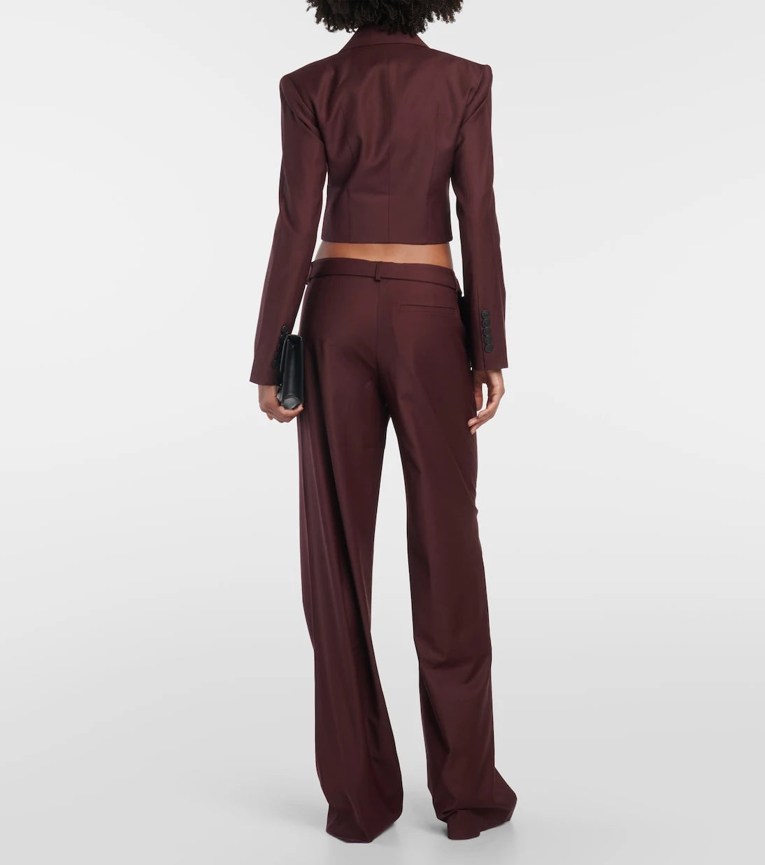 Aya Muse - Sylvia mid-rise straight wool pants