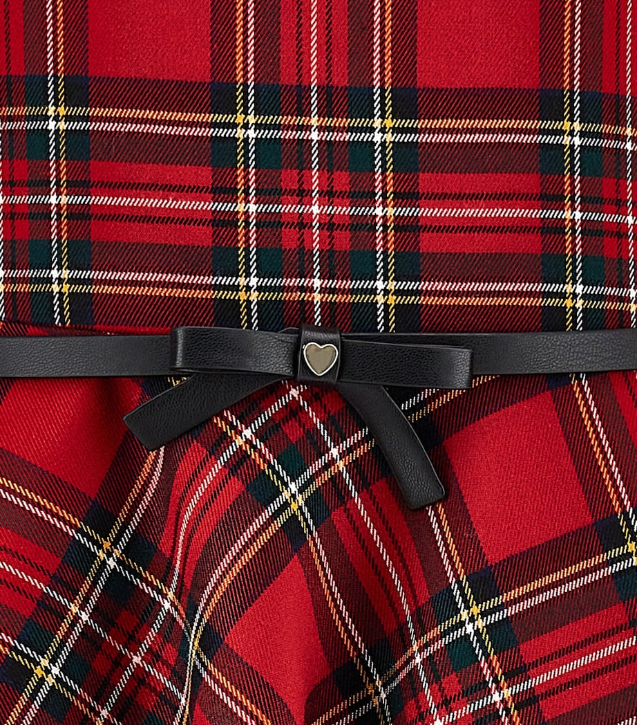 Monnalisa Multi Tartan Belted Dress (2-12 Years)