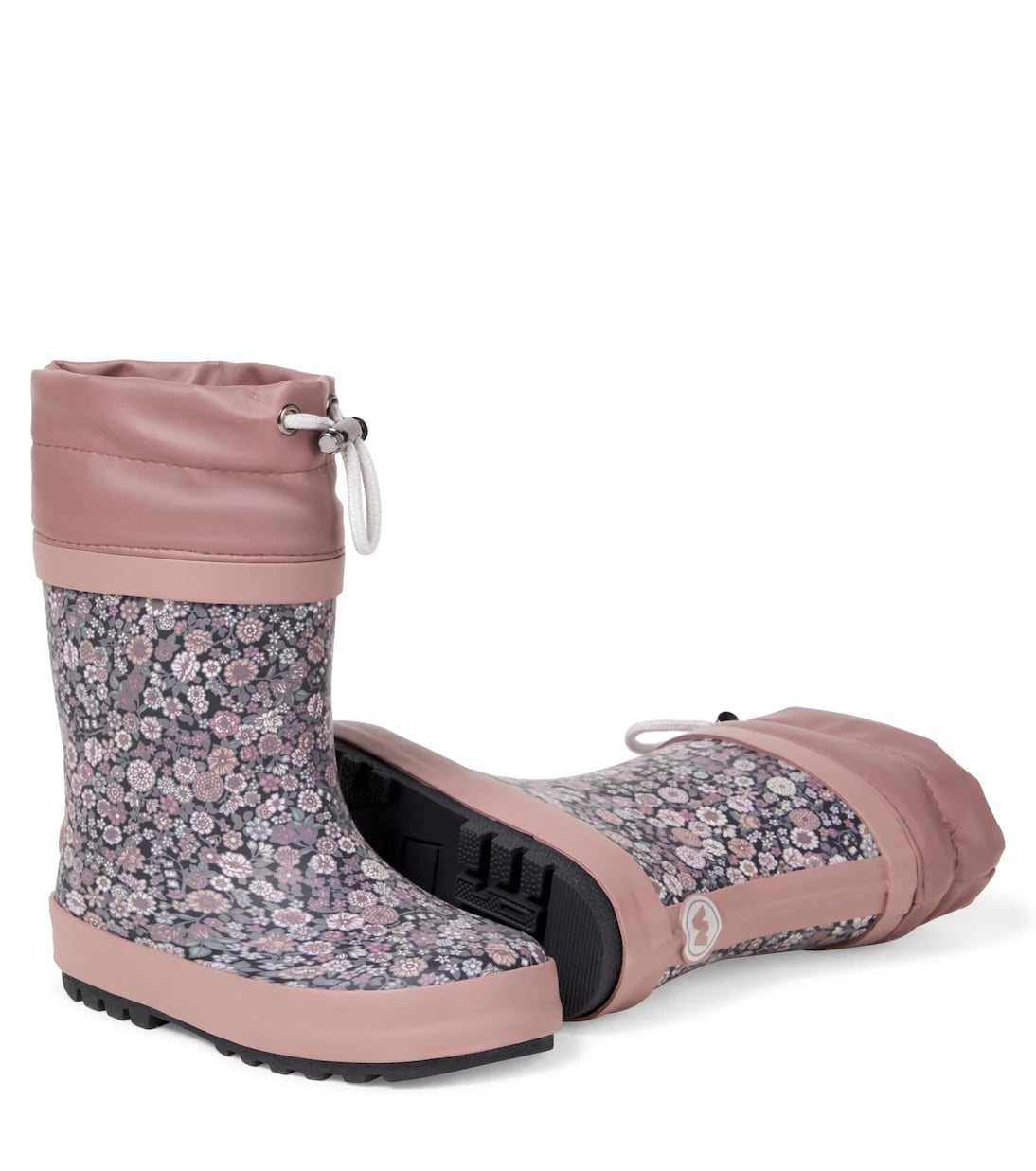 Wheat - Floral rain boots