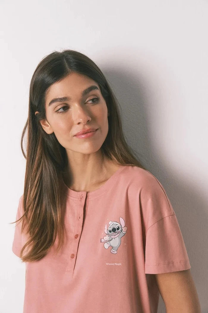 Pamuklu pijama women'secret LILO & STITCH