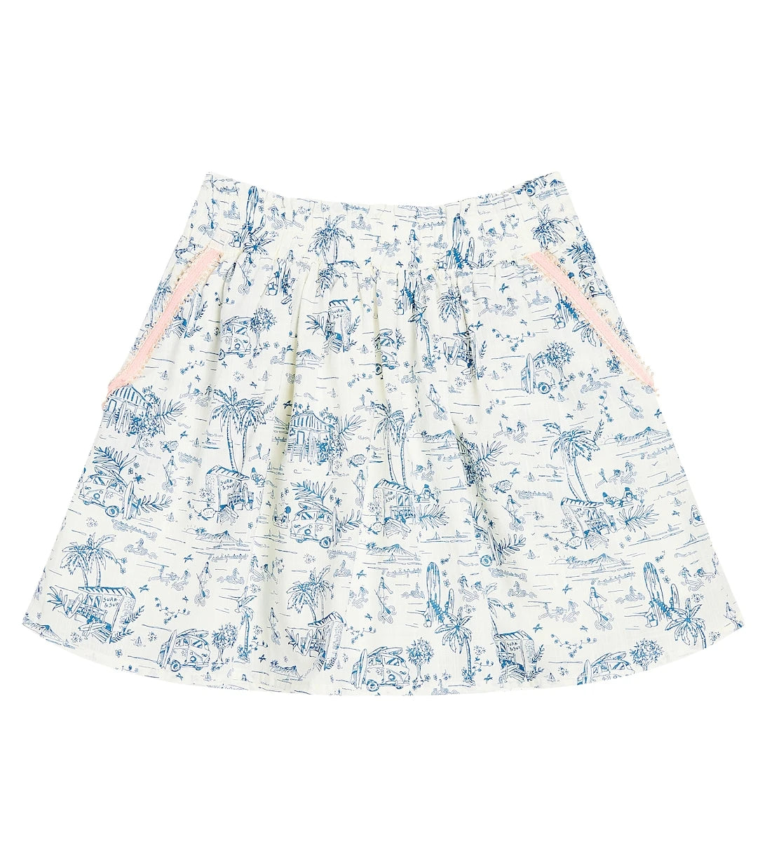 Scotch & Soda Kids - Printed cotton skirt