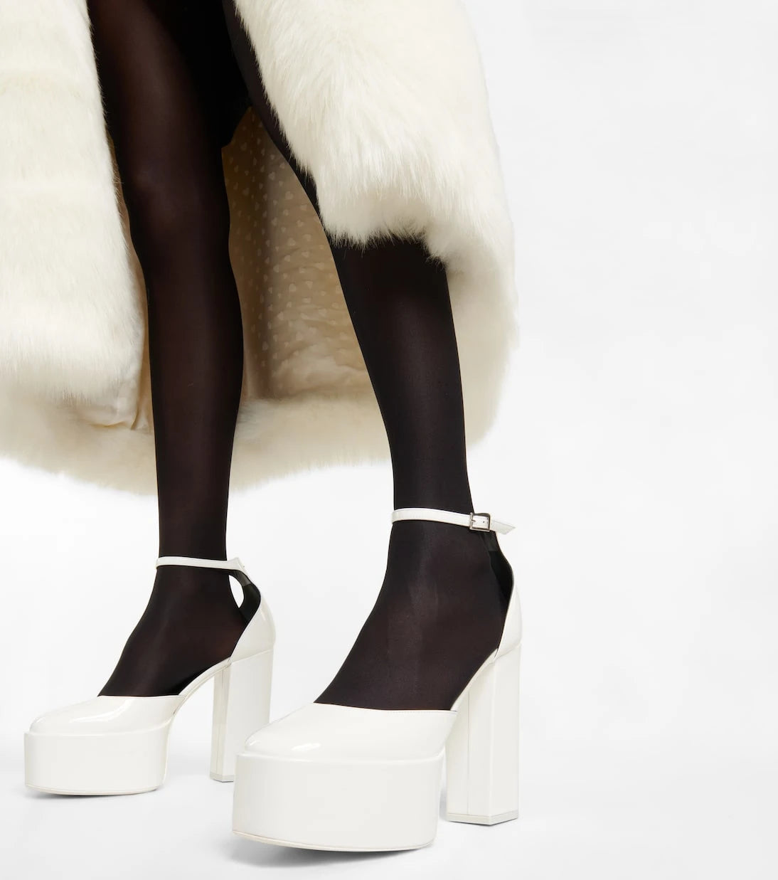 Paris Texas - Dalilah platform leather pumps