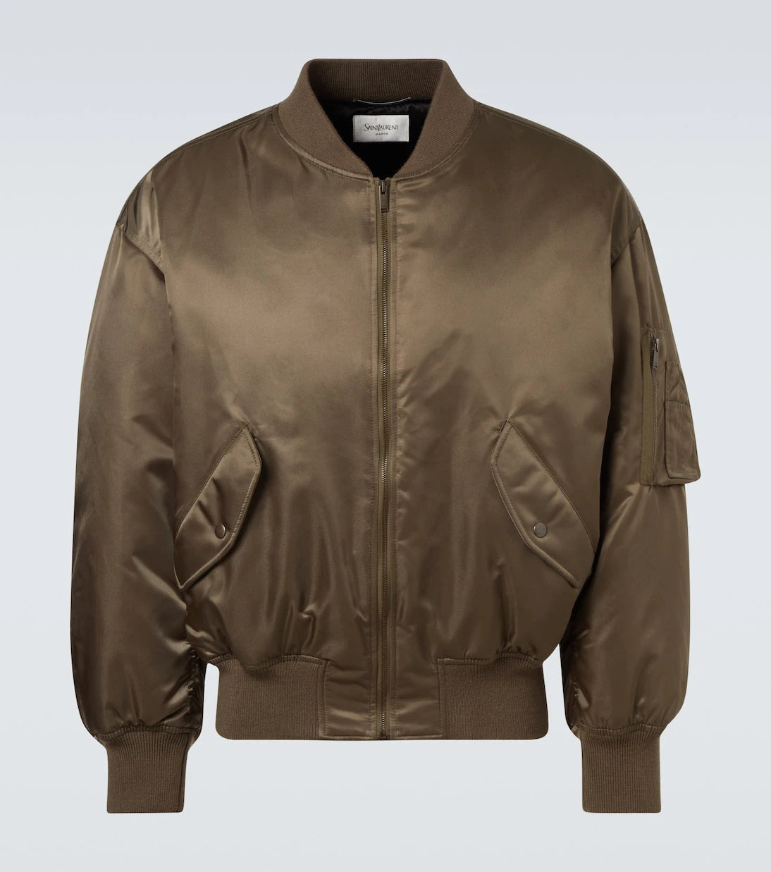 Saint Laurent - Padded twill bomber jacket