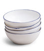 FELDSPAR Set of 4 Cobalt Ice Cream Bowls (13cm)