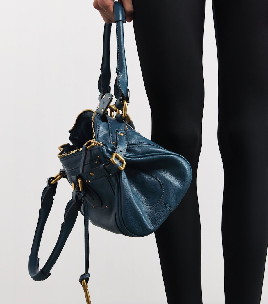 Chloé Leather Paddington Top-Handle Bag