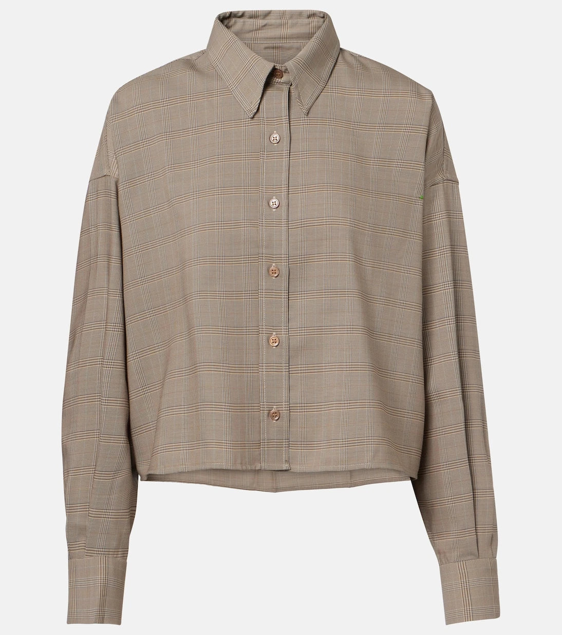 The Frankie Shop - Arlen plaid wool-blend shirt