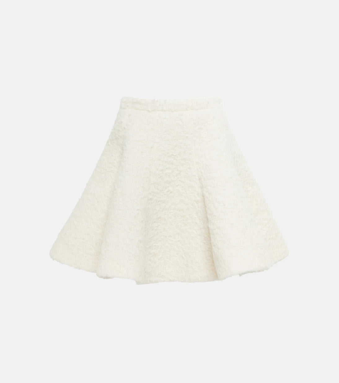 Alaïa - Wool and cotton miniskirt