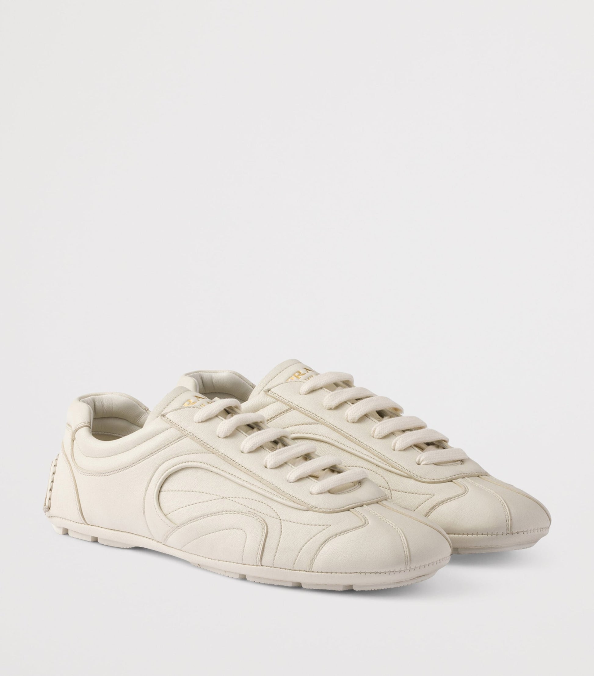 Nappa Leather Antiqued Sneakers