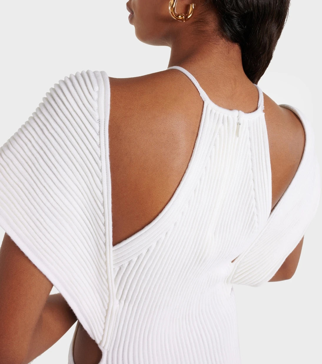 Chloé - Cutout wool maxi dress