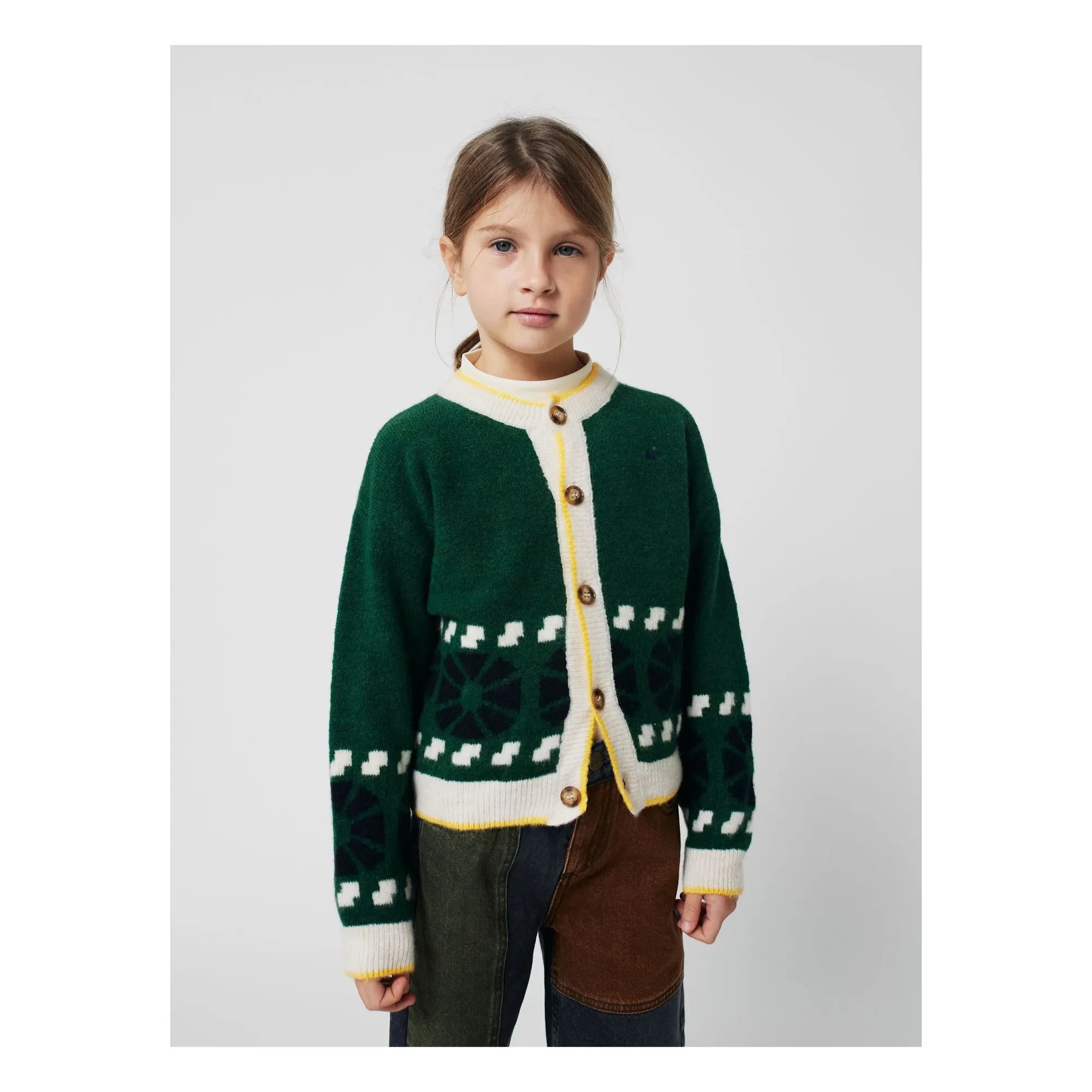 Bobo Choses - Jacquard Wool Vest | Green