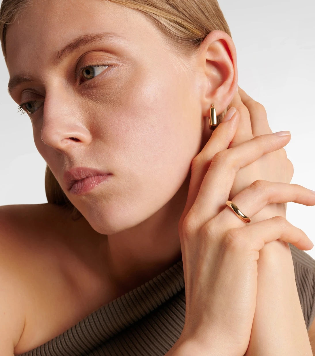 Stone and Strand - Bold Merge 14kt gold ring