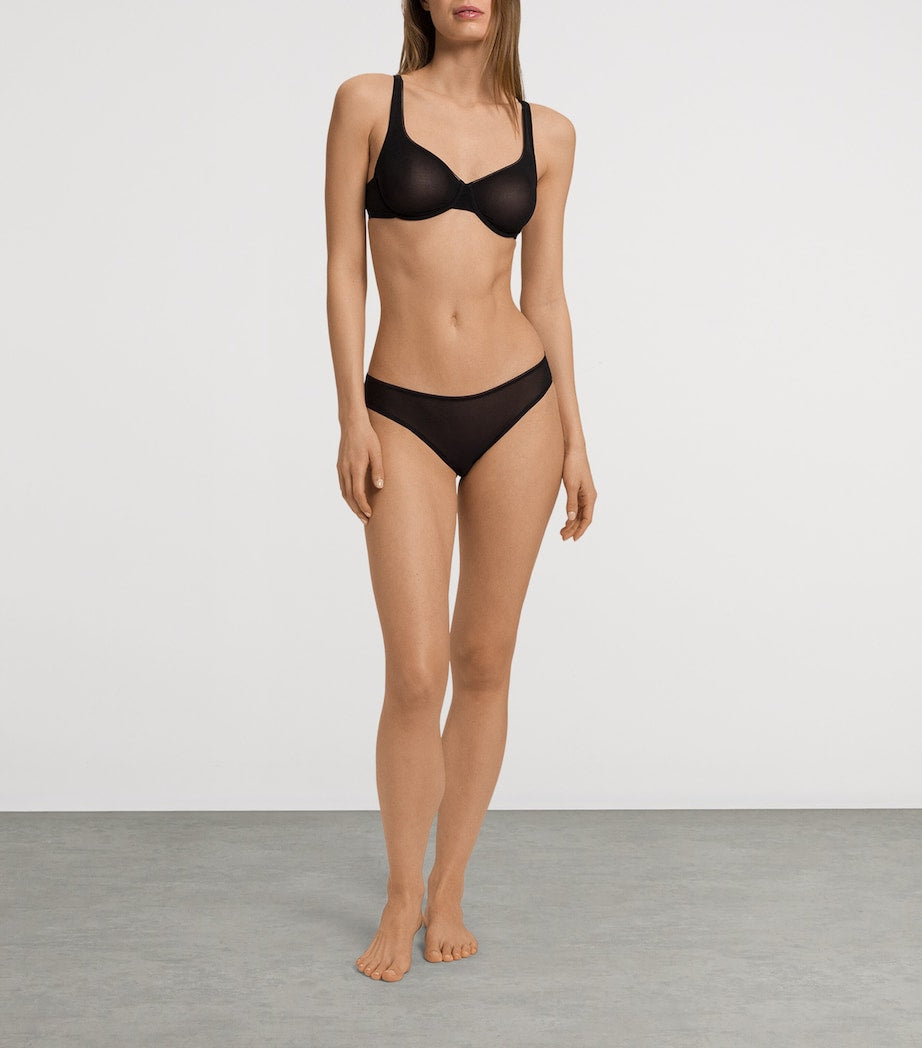 Hanro Black Smooth Illusion Mini Briefs