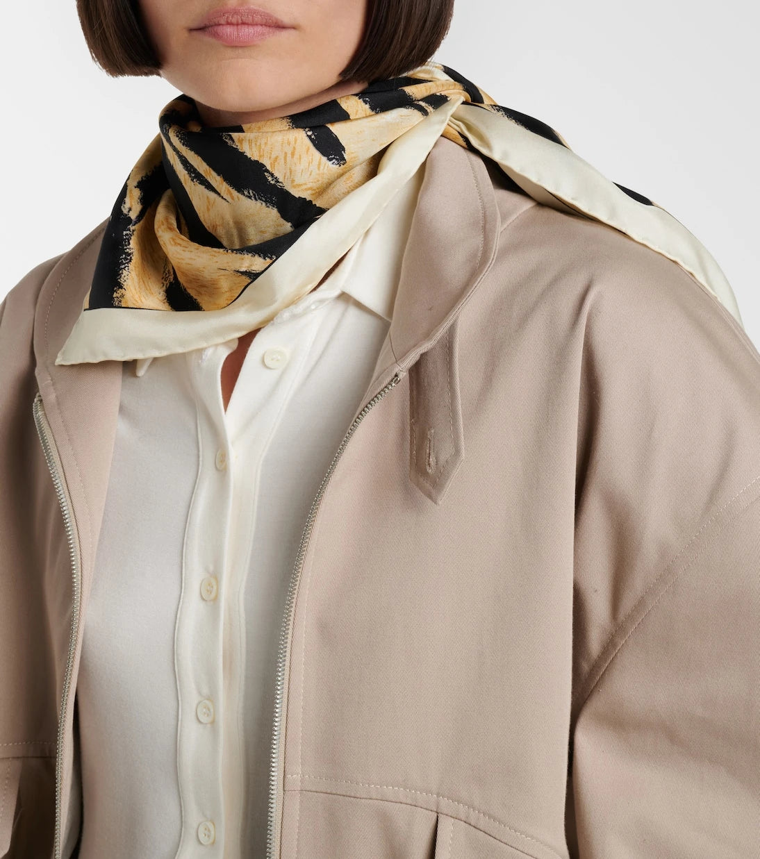 Magda Butrym - Printed silk scarf