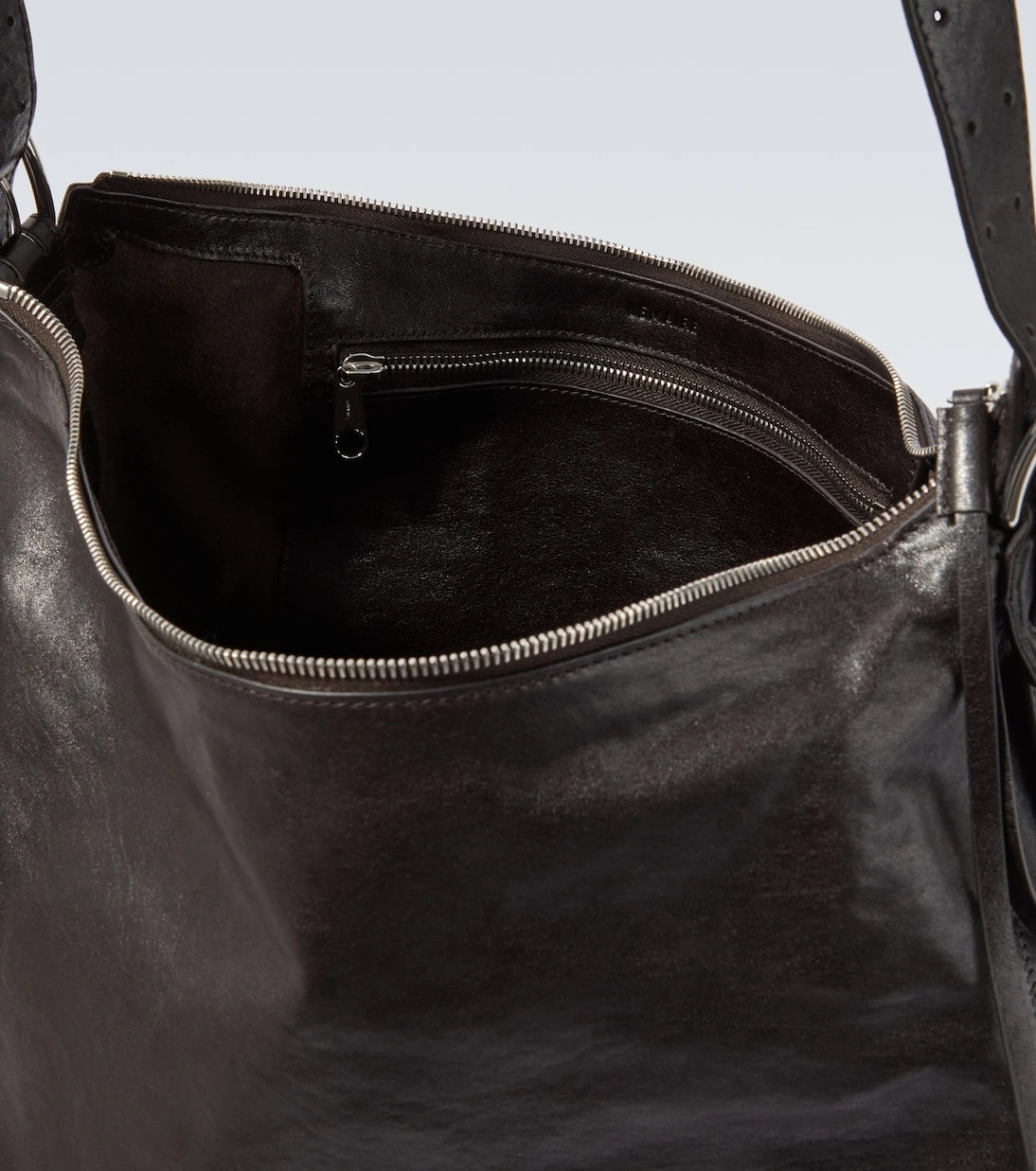 Lemaire - Belted leather shoulder bag