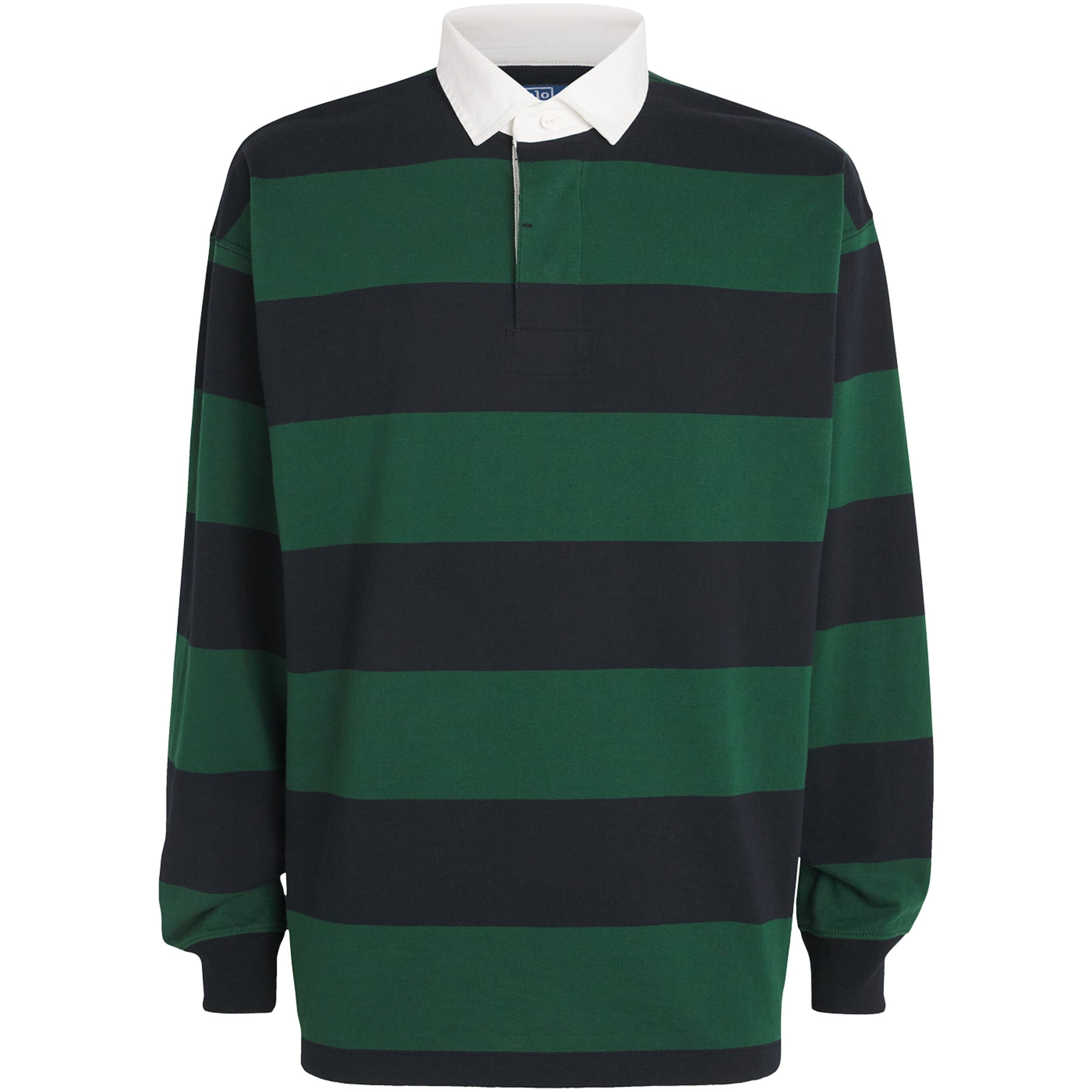 Cotton Stripe Big Fit Rugby Shirt