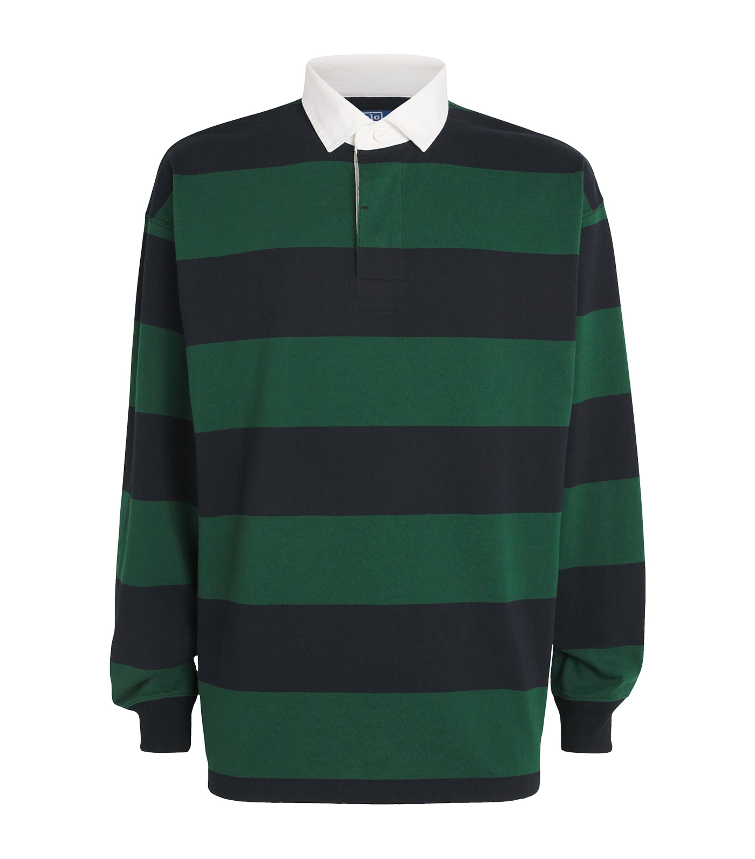 Cotton Stripe Big Fit Rugby Shirt