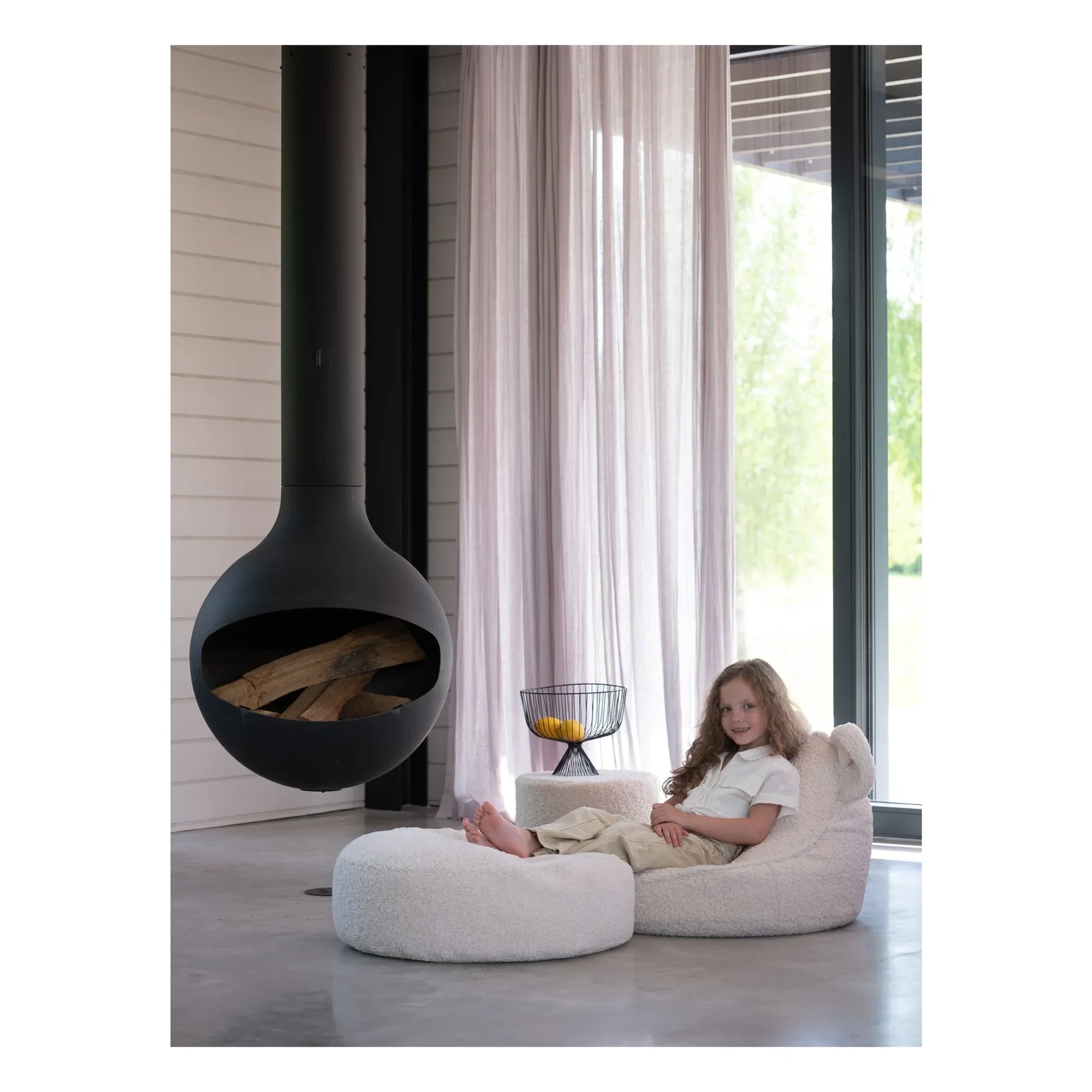 Wigiwama - Teddy Bear armchair | Ecru