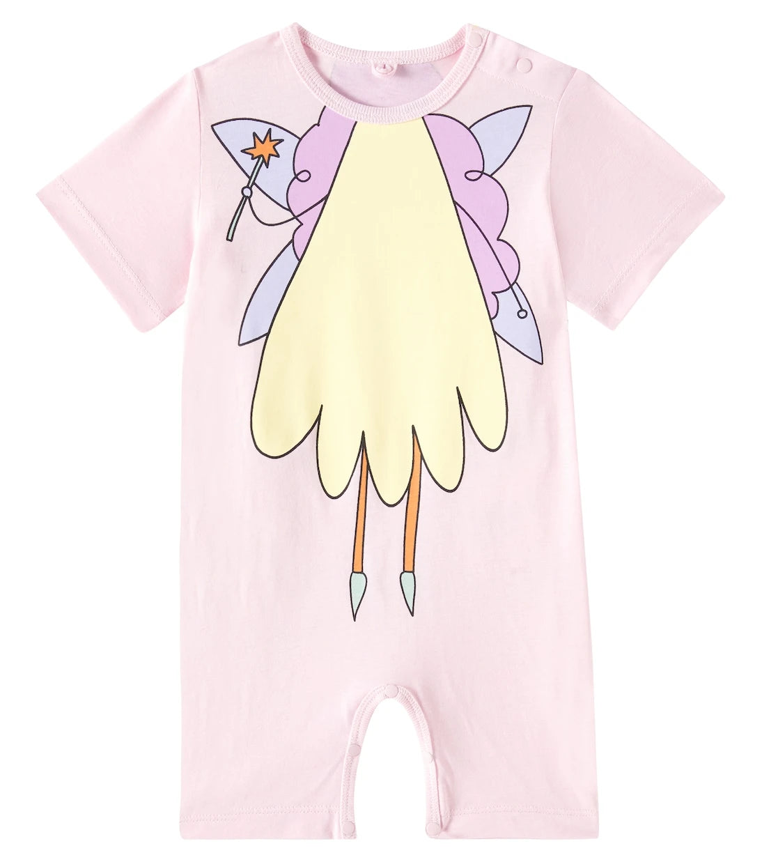 Stella McCartney Kids - Baby printed cotton playsuit