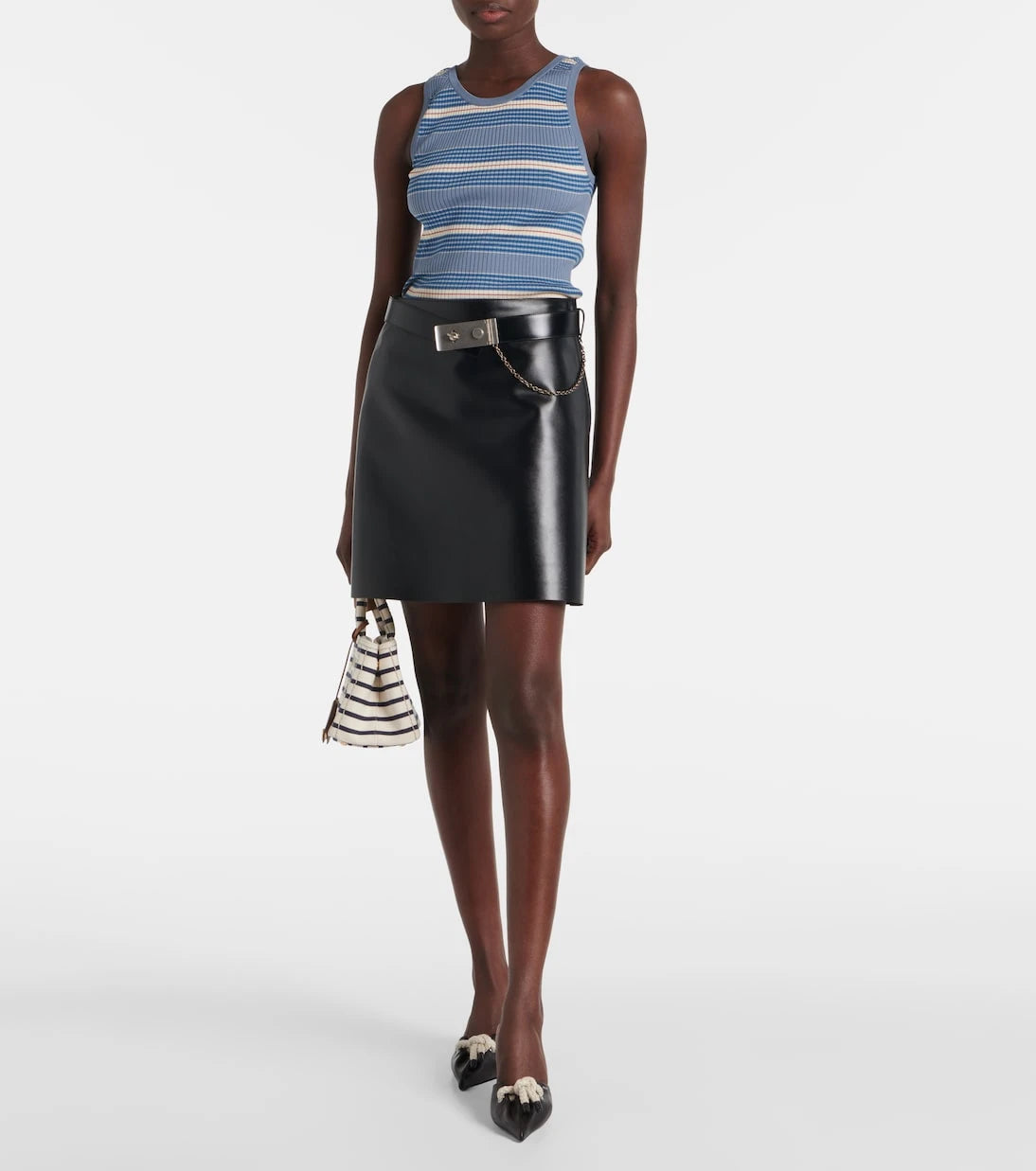 Prada - Cotton ribbed-knit tank top