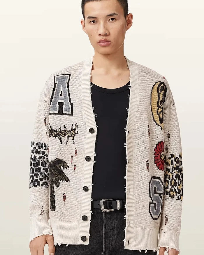AllSaints жилетка мъжка с добавена вълна FOXX