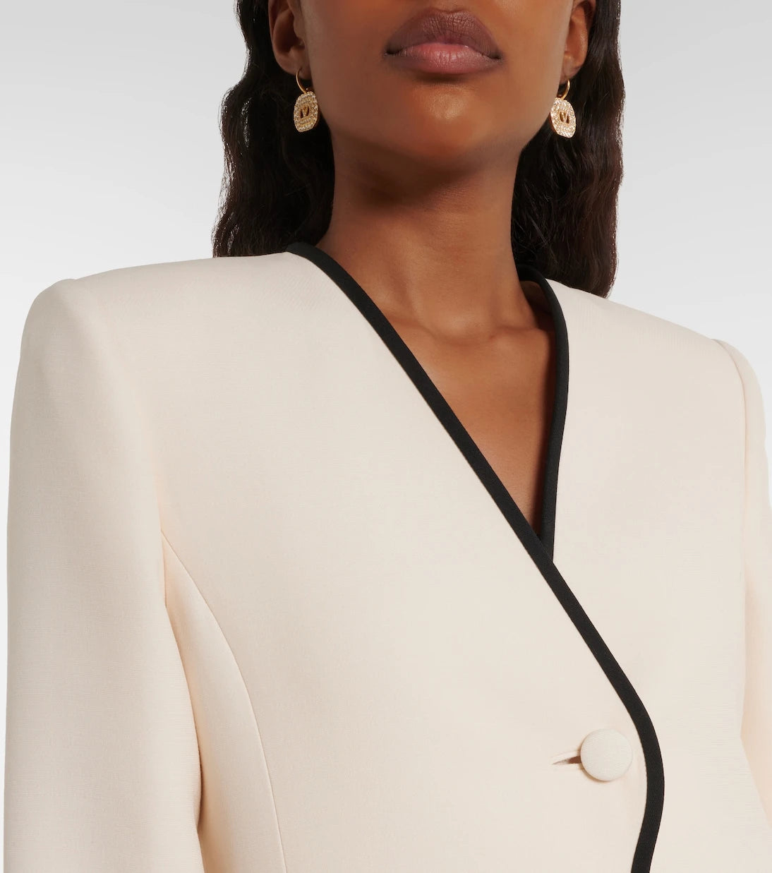 Valentino - Crepe Couture scalloped jacket