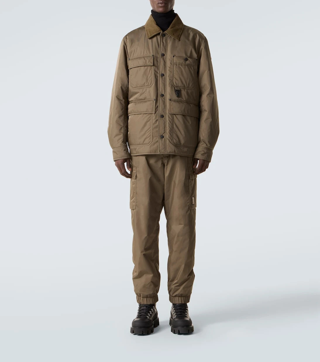 Moncler Grenoble - Waterton corduroy-trimmed down jacket