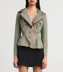 Green Drunken Tailored Jacket