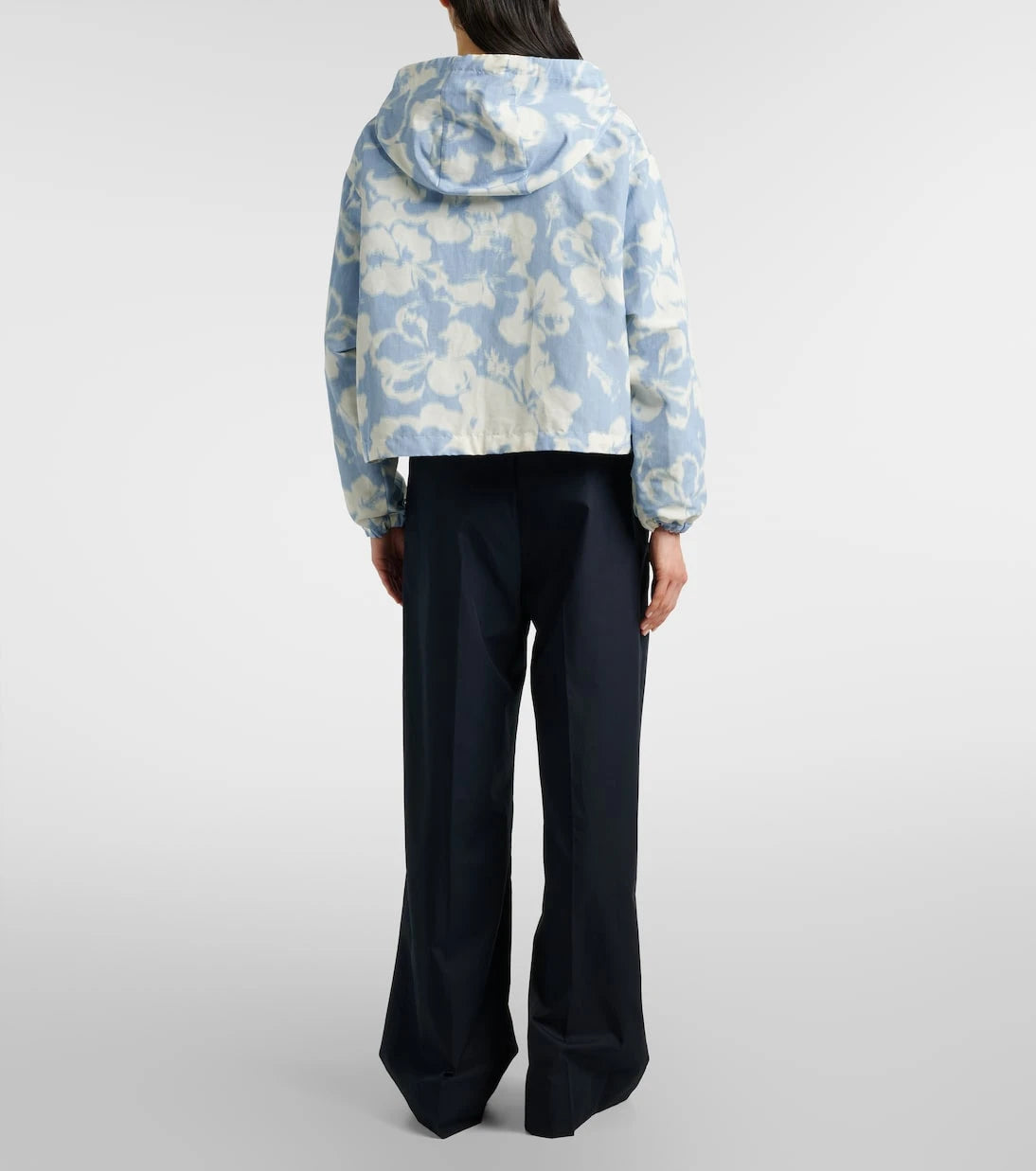 Moncler - Pamuklu geniş paça pantolon
